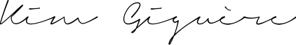 Signature de Kim Giguère